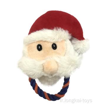 Jouet en corde en peluche de Noël